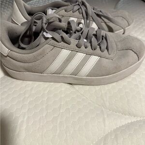 Adidas Gray and White VL court 3.0